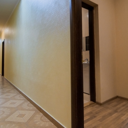 The corridor between rooms
